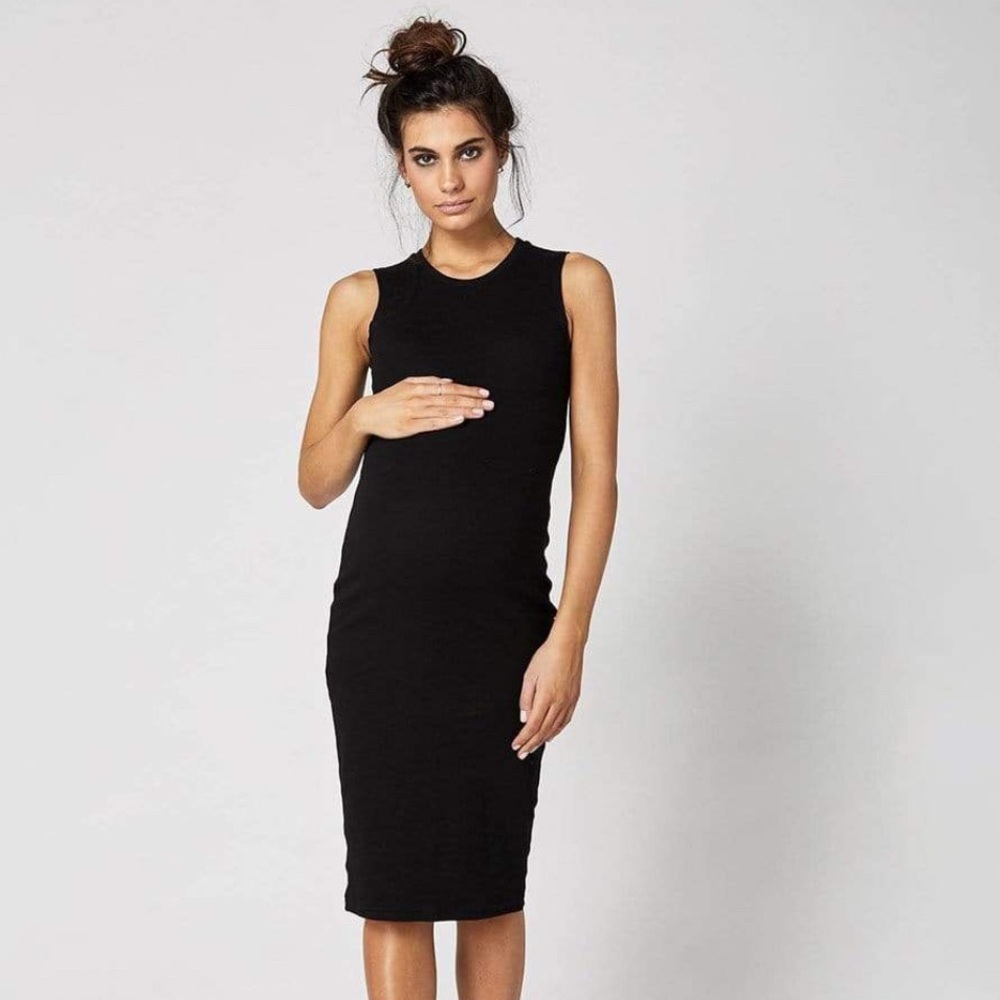 Lego’s Heritage Black Maternity/nursing friendly dress